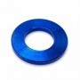 Rondelle Plate Grand Diam√®tre Exterieur en Titane M5 (Diam Ext 15mm) - DIN 9021 Bleu