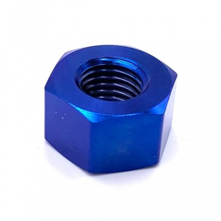 Ecrou Hexagonal en Titane M12 x (1.50mm) - DIN 934 Bleu